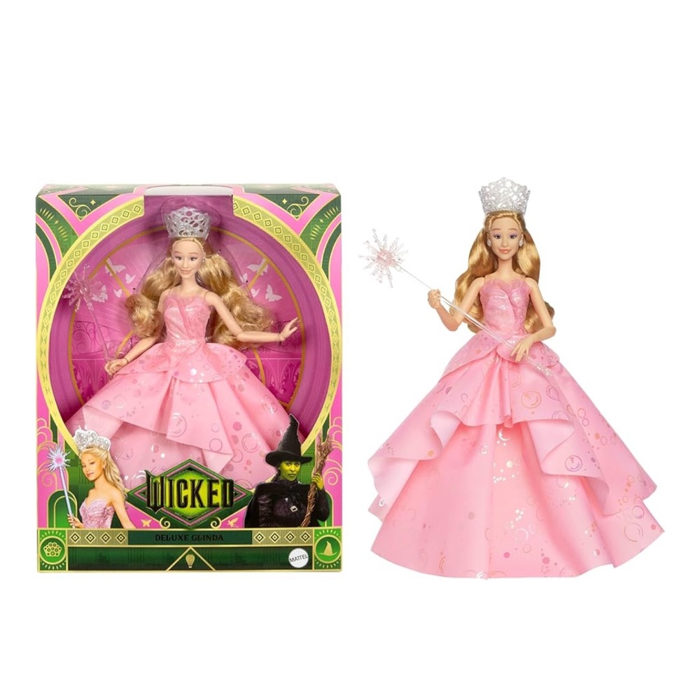 Mattel Wicked Deluxe Glinda Doll 🚨Misprint box✨
